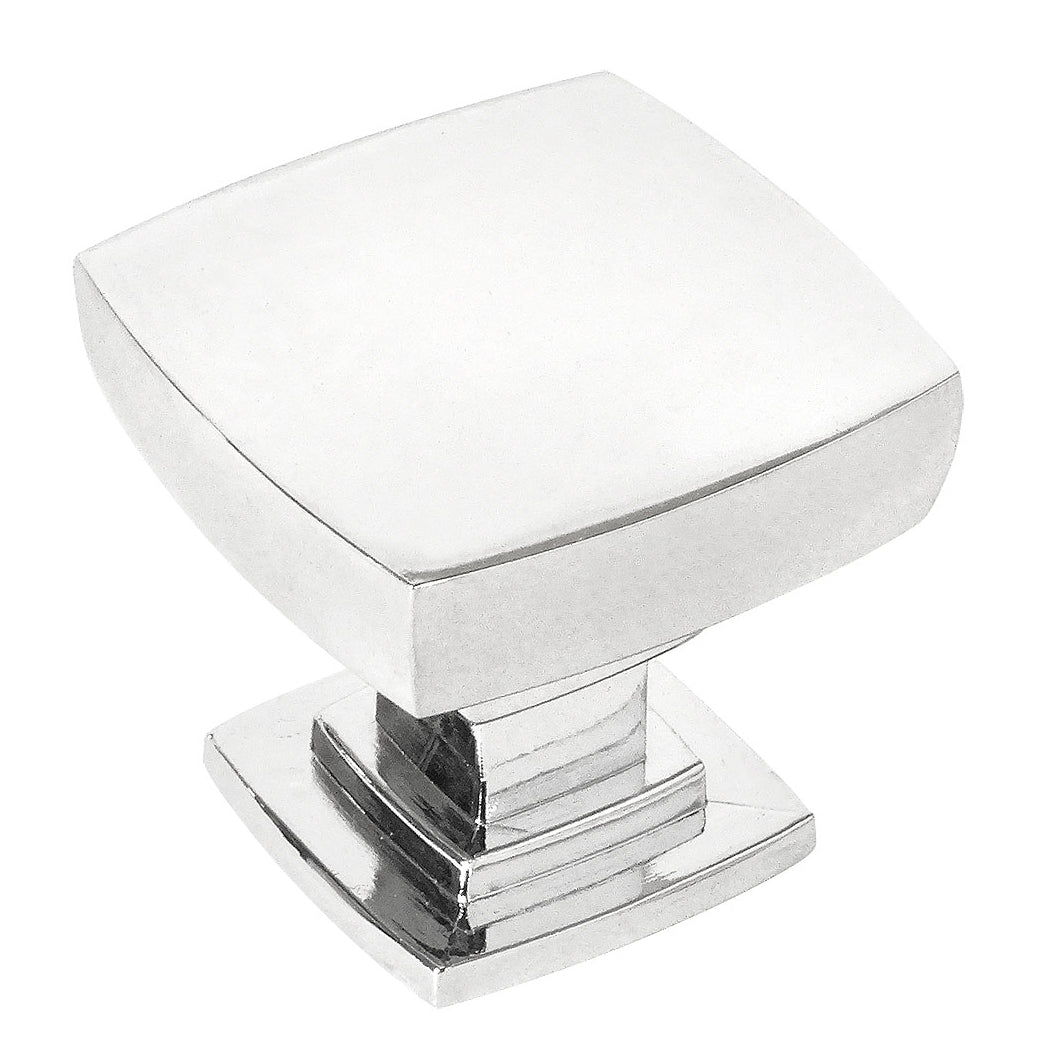 Cosmas 5232CH Polished Chrome Square Contemporary Cabinet Knob - Cosmas