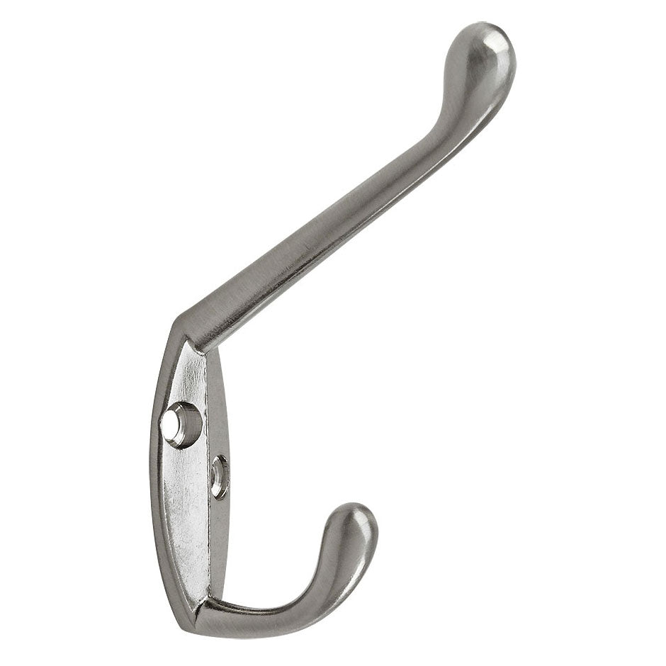 Cosmas 31153SN Satin Nickel Coat &amp; Hat Hook - Cosmas