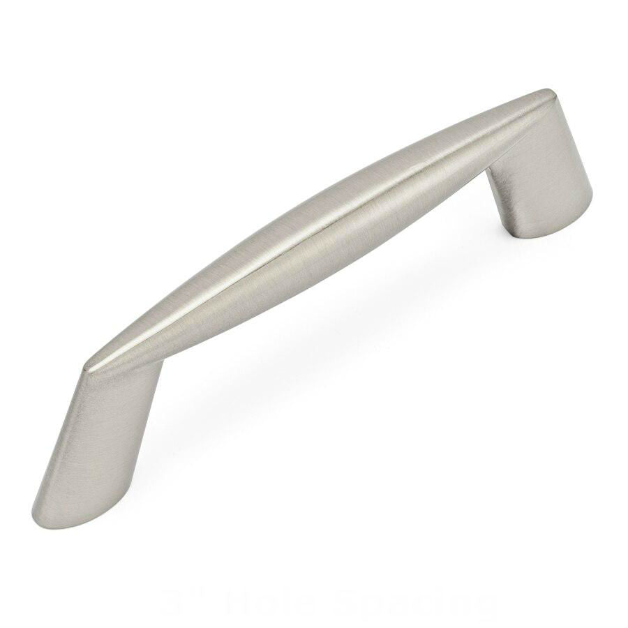 Cosmas 567-3SN Satin Nickel Contemporary Cabinet Pull