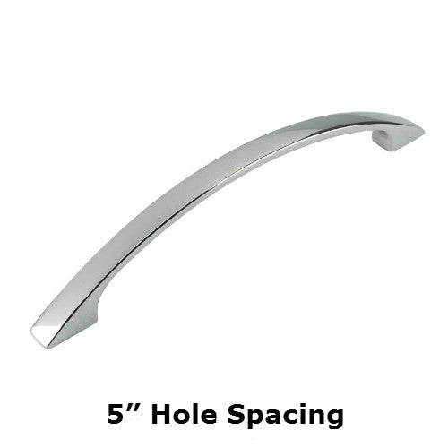 Cosmas 221-128CH Polished Chrome Cabinet Pull - Cosmas