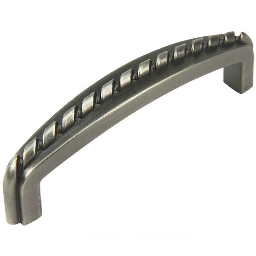 Cosmas 228-3AS Antique Silver Rope Cabinet Pull