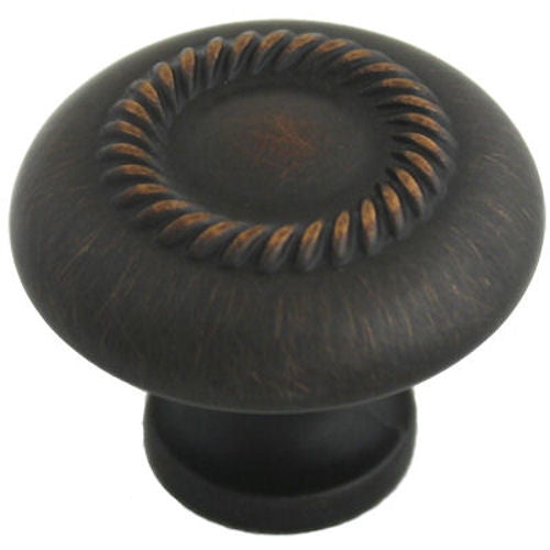 Cosmas 228ORB Oil Rubbed Bronze Rope Cabinet Knob - Cosmas