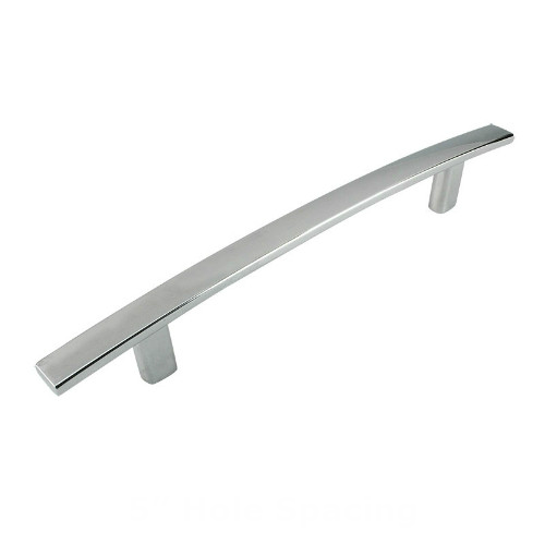 Cosmas 2363-128CH Polished Chrome Subtle Arch Cabinet Pull