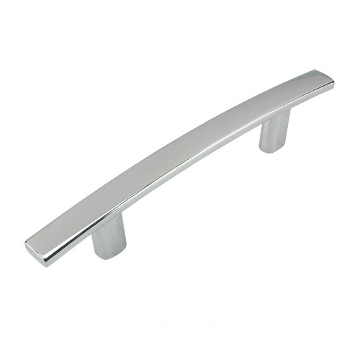 Cosmas 2363-3CH Polished Chrome Subtle Arch Cabinet Pull