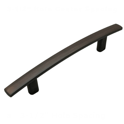 Cosmas 2363-3.5ORB Oil Rubbed Bronze Subtle Arch Cabinet Pull