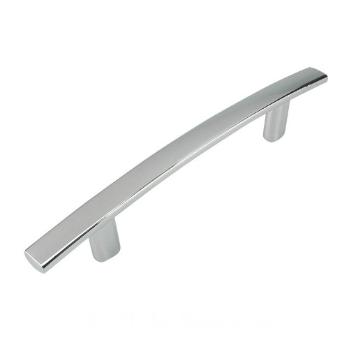 Cosmas 2363-4CH Polished Chrome Subtle Arch Cabinet Pull