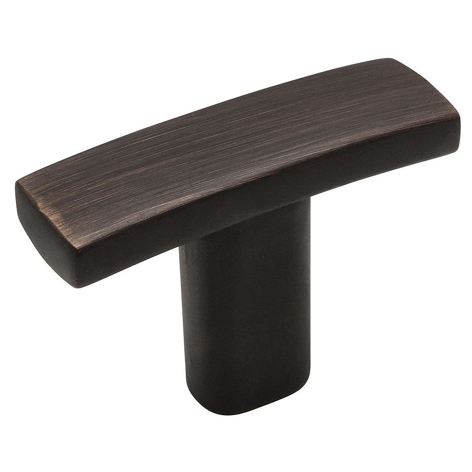 Cosmas 2363ORB Oil Rubbed Bronze Subtle Arch Cabinet T Knob - Cosmas