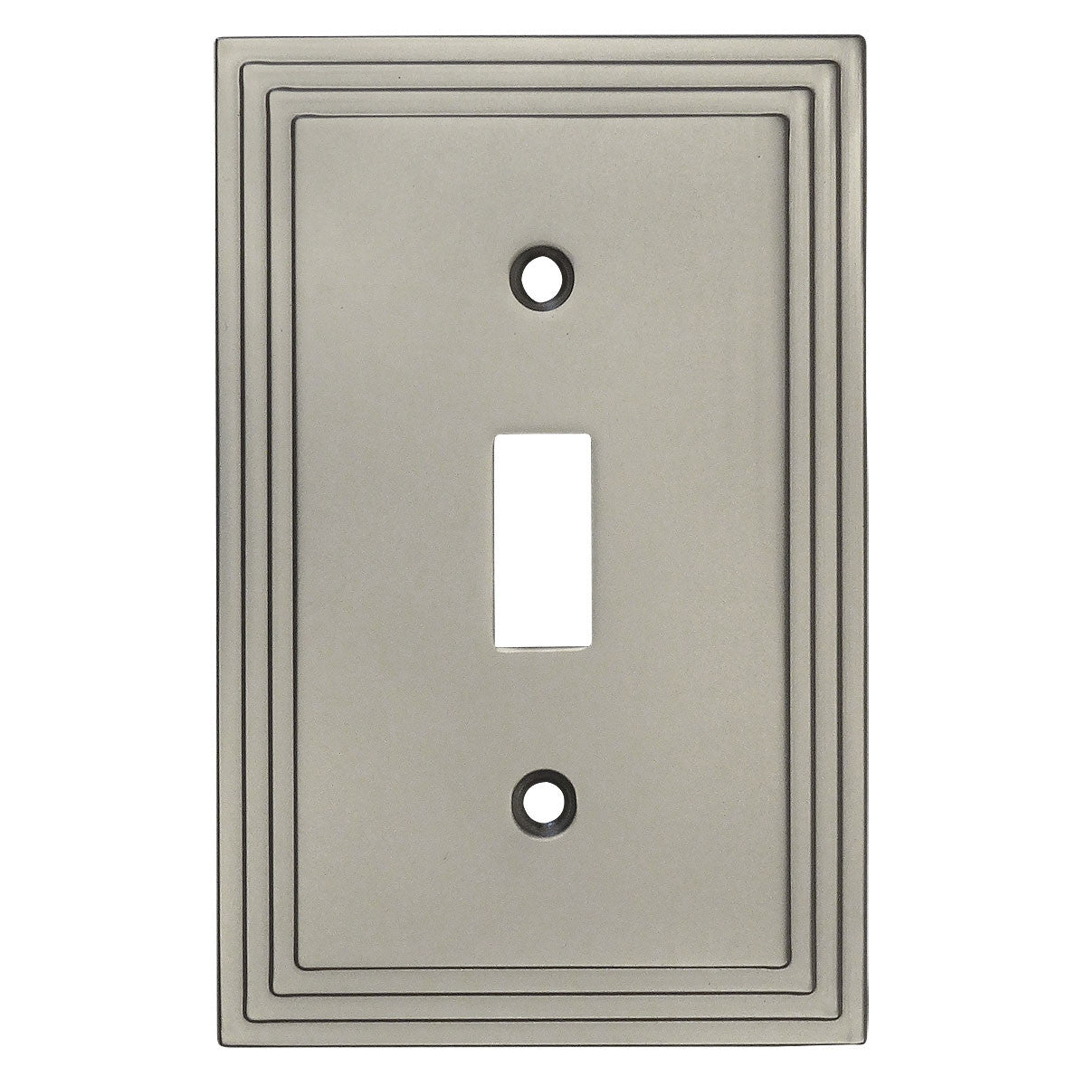 Cosmas 25053-SN Satin Nickel Single Toggle Switchplate Cover - Cosmas
