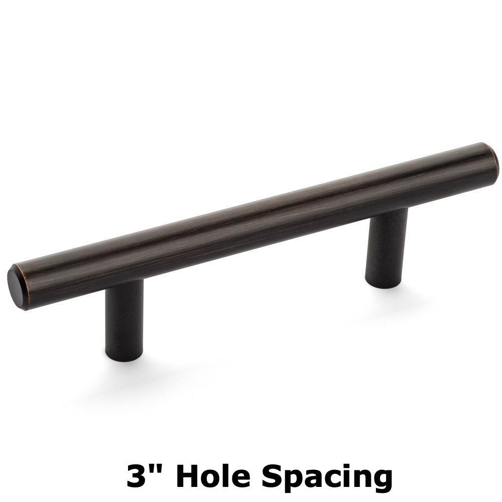 Cosmas 305-030ORB Oil Rubbed Bronze Euro Style Bar Pull - Cosmas