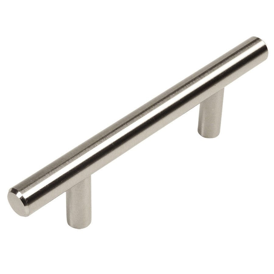 Discount Home Furnishings, Inc.  Cosmas 305-030BB Brushed Brass Cabinet  Hardware Euro Style Bar Pull