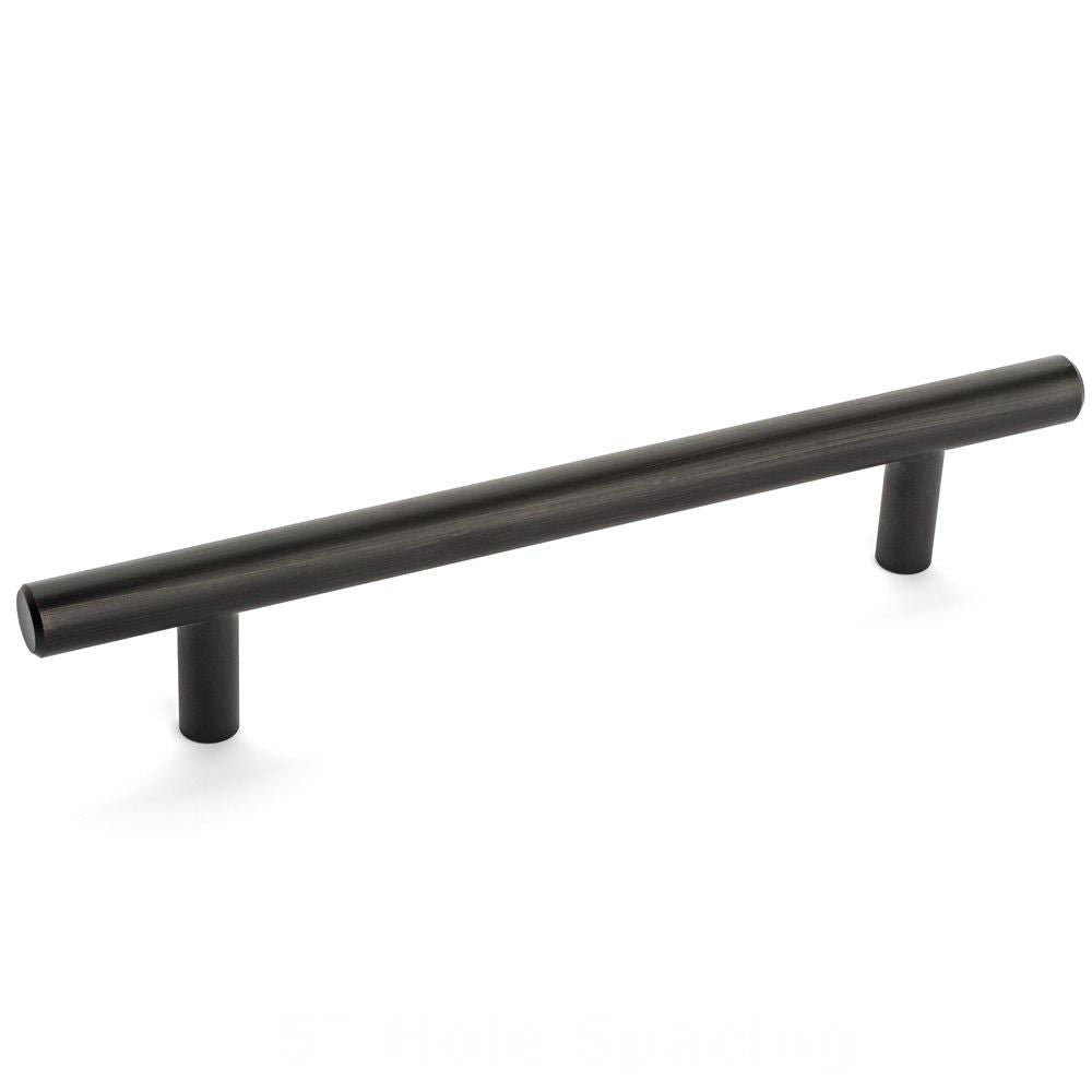 Cosmas 305-128ORB Oil Rubbed Bronze Euro Style Bar Pull