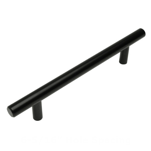 Cosmas 305-160FB Flat Black Euro Style Bar Pull