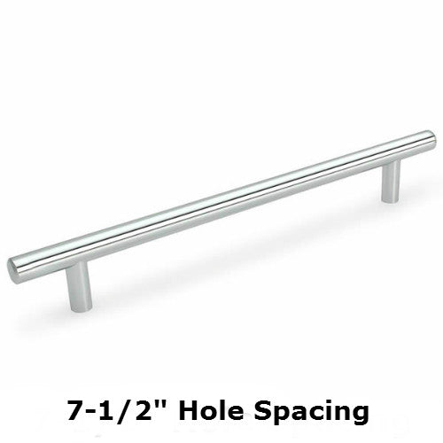 Cosmas 305-192CH Polished Chrome Euro Style Bar Pull - Cosmas