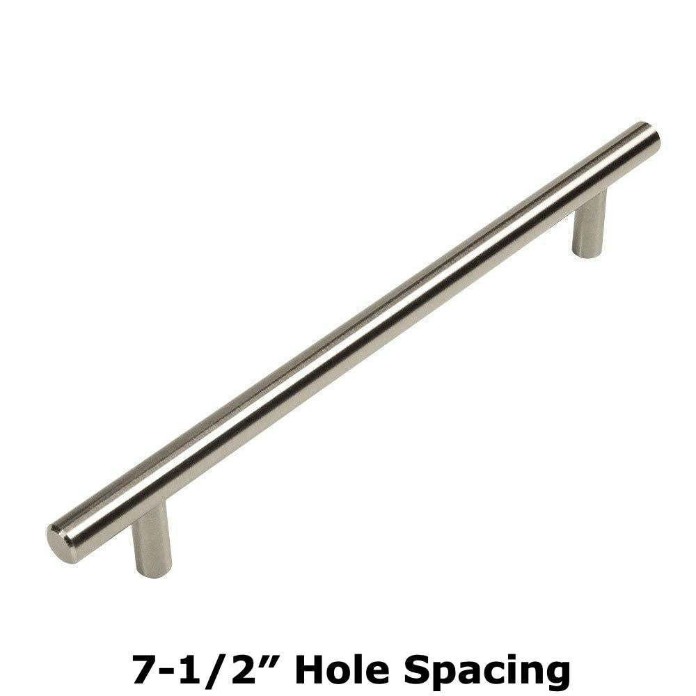 Cosmas 305-192SN Satin Nickel Euro Style Bar Pull