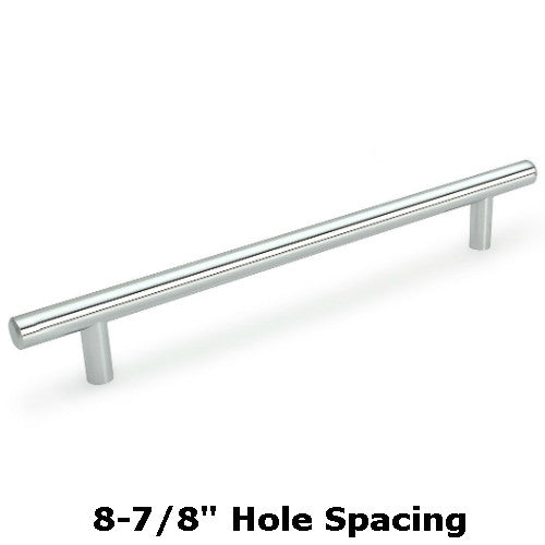 Cosmas 305-224CH Polished Chrome Euro Style Bar Pull - Cosmas