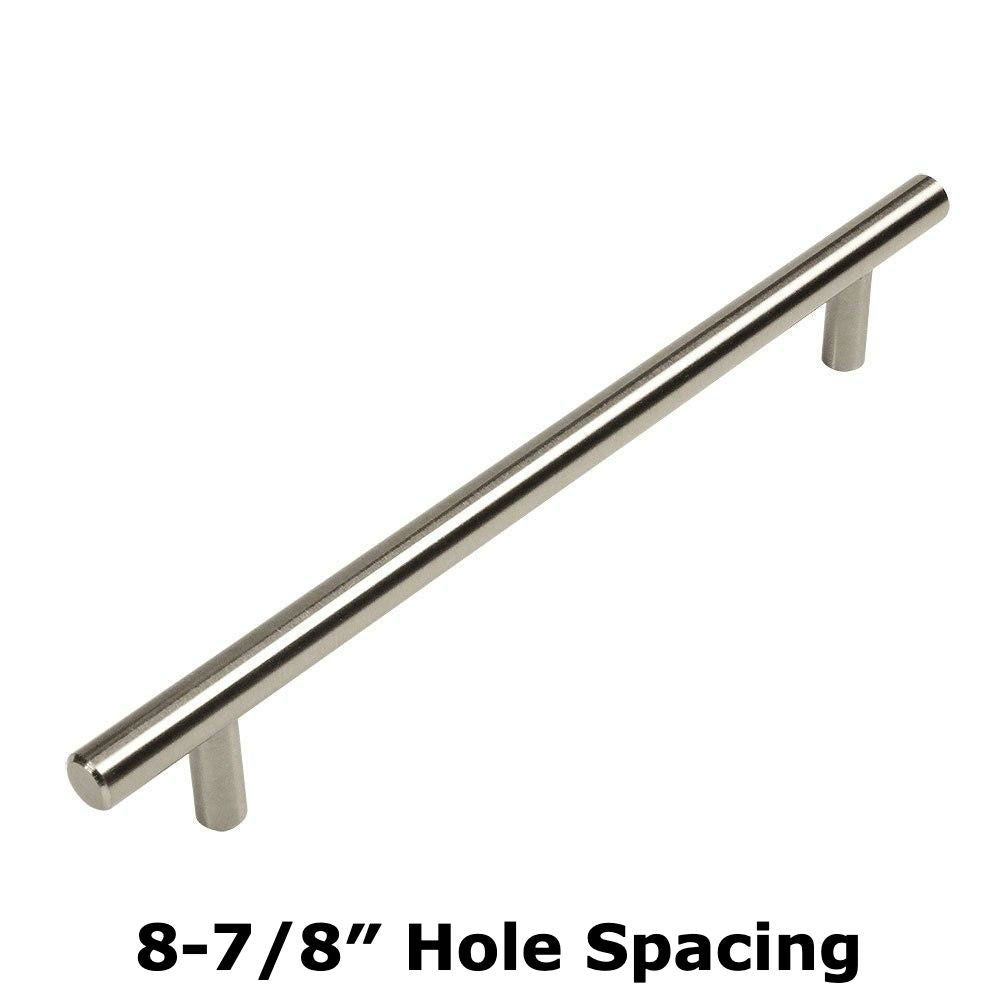 Cosmas 305-224SN Satin Nickel Euro Style Bar Pull