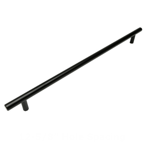 Cosmas 305-320FB Flat Black Euro Style Bar Pull
