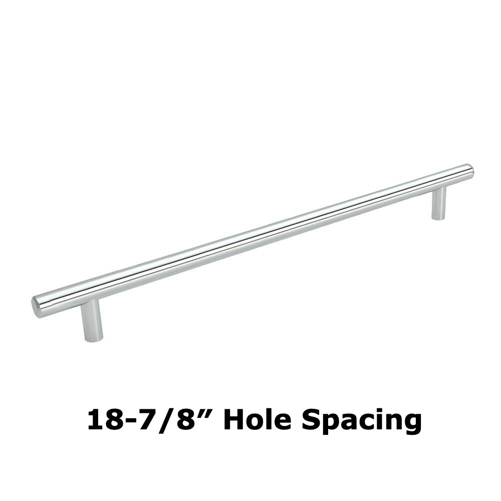 Cosmas 305-480CH Polished Chrome Euro Style Bar Pull