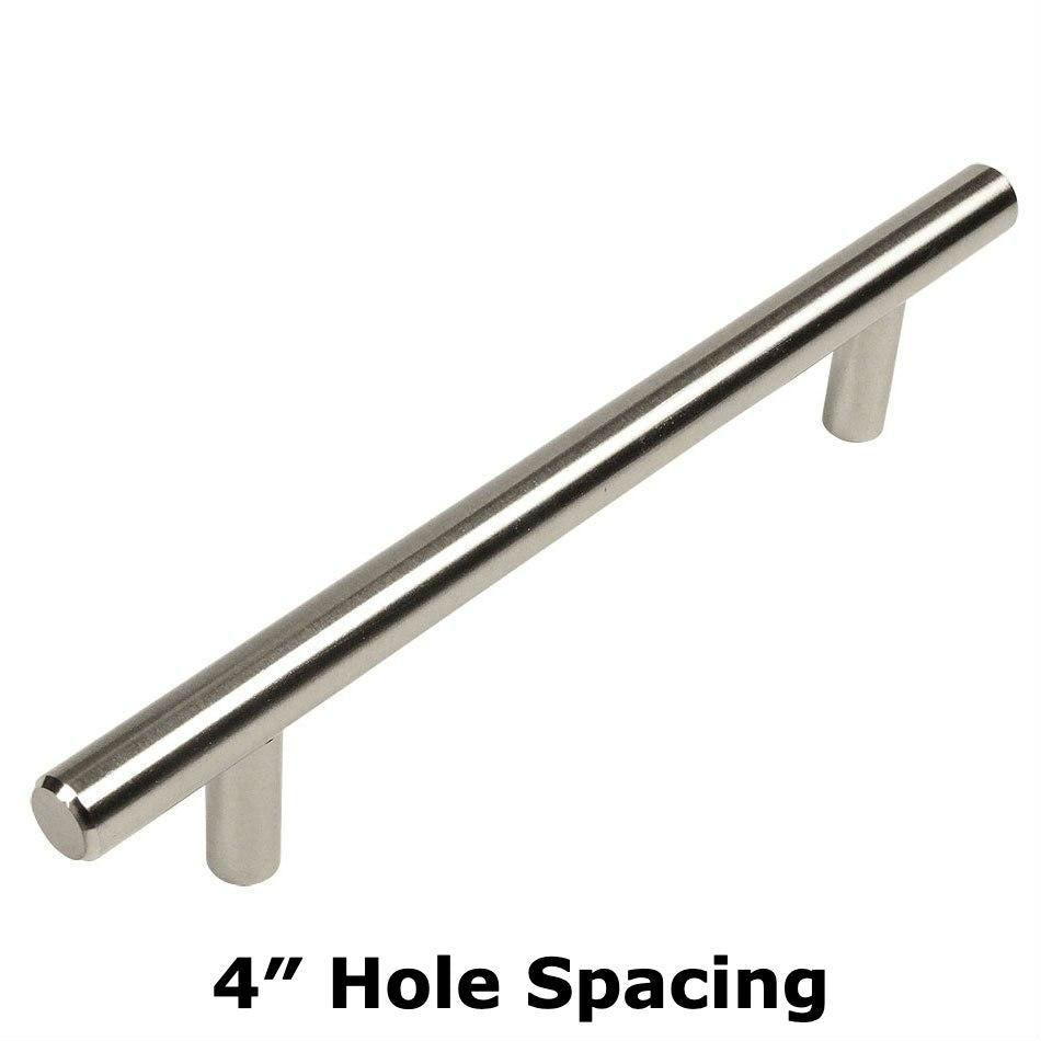 Cosmas 305-4SN Satin Nickel Euro Style Bar Pull