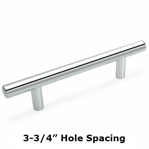 Cosmas 305-96CH Polished Chrome Euro Style Bar Pull - Cosmas