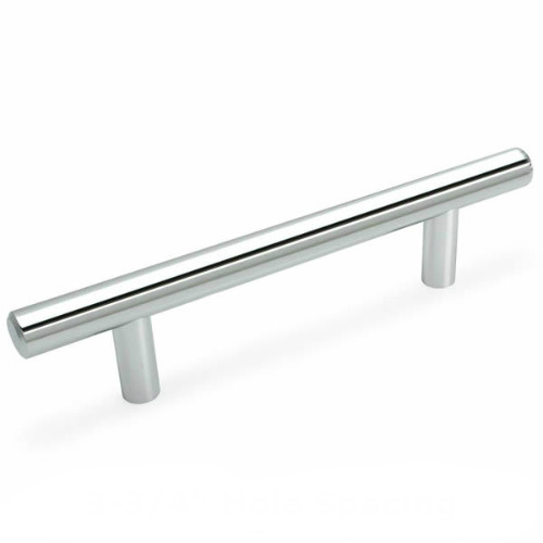 Cosmas 305-96CH Polished Chrome Euro Style Bar Pull