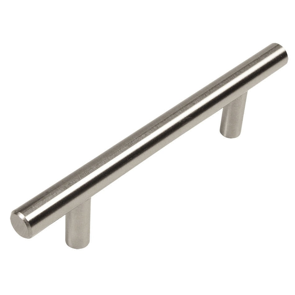 Cosmas 305-96SN Satin Nickel Euro Style Bar Pull - Cosmas