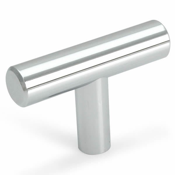Cosmas 305CH Polished Chrome Euro Style T Bar Knob - Cosmas
