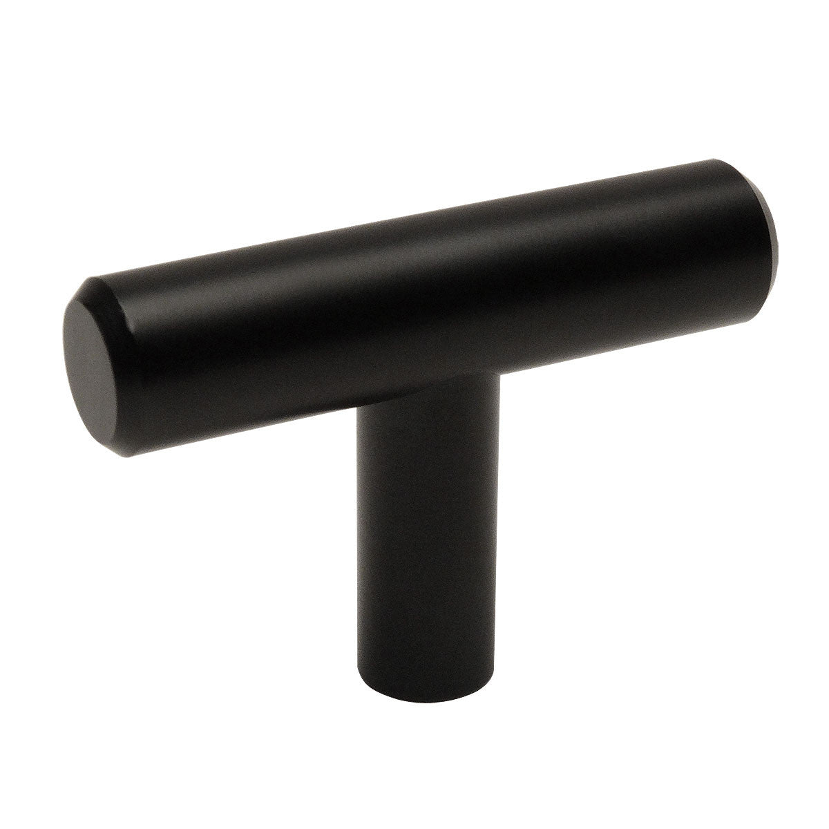 Cosmas 305FB Flat Black Euro Style T Bar Knob - Cosmas