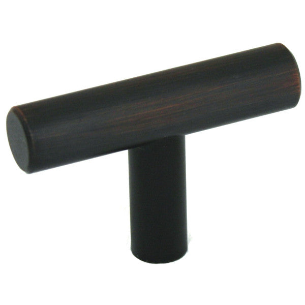 Cosmas 305ORB Oil Rubbed Bronze Euro Style T Bar Knob - Cosmas