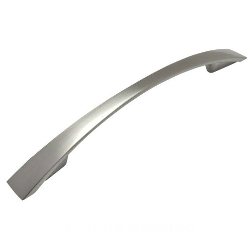 Cosmas 3200-128SN Satin Nickel Arch Cabinet Pull