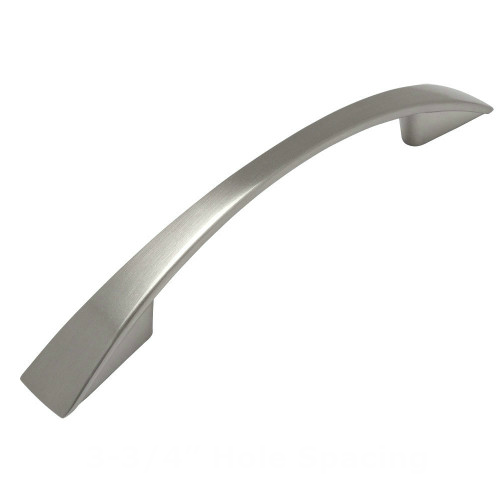 Cosmas 3200-96SN Satin Nickel Arch Cabinet Pull