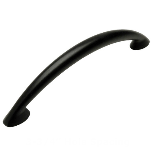 Cosmas 323-96FB Flat Black Arch Cabinet Pull