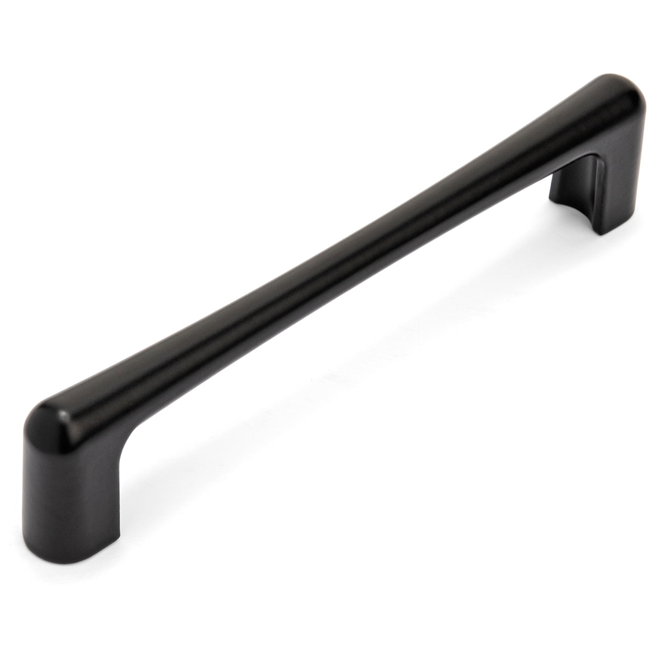 Cosmas 3304-160FB Flat Black Modern Contemporary Cabinet Pull