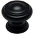 Cosmas 3317FB Flat Black Cabinet Knob - Cosmas