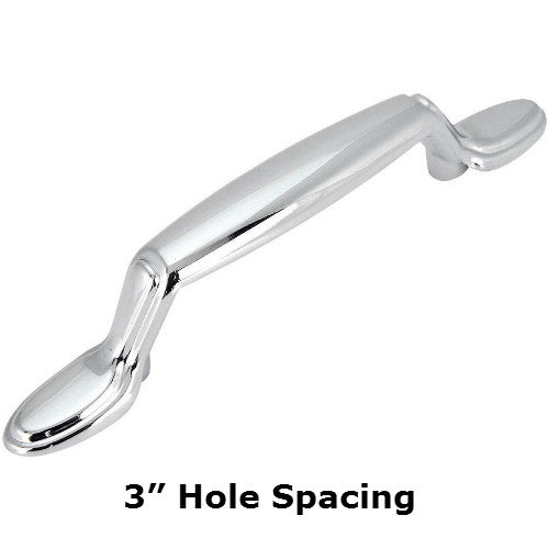 Cosmas 4007CH Polished Chrome Cabinet Pull - Cosmas