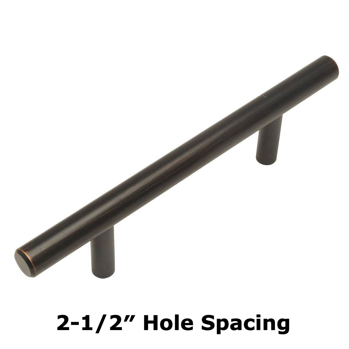 Cosmas 404-2.5ORB Oil Rubbed Bronze Slim Line Euro Style Bar Pull