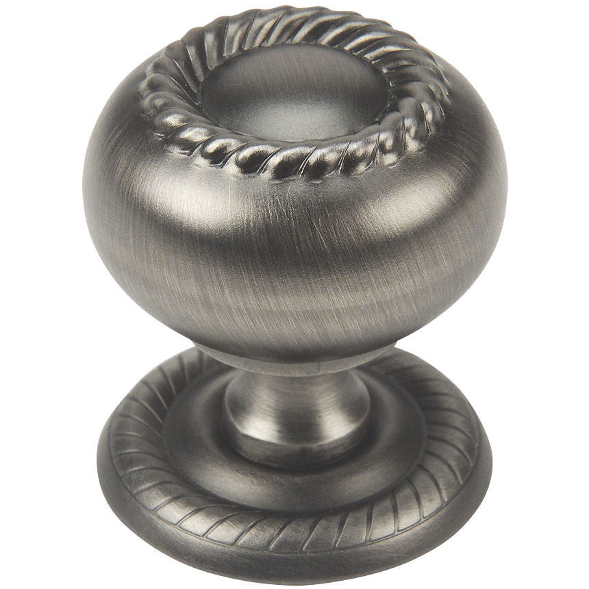 Cosmas 4040AS Antique Silver Hollow Cabinet Knob - Cosmas