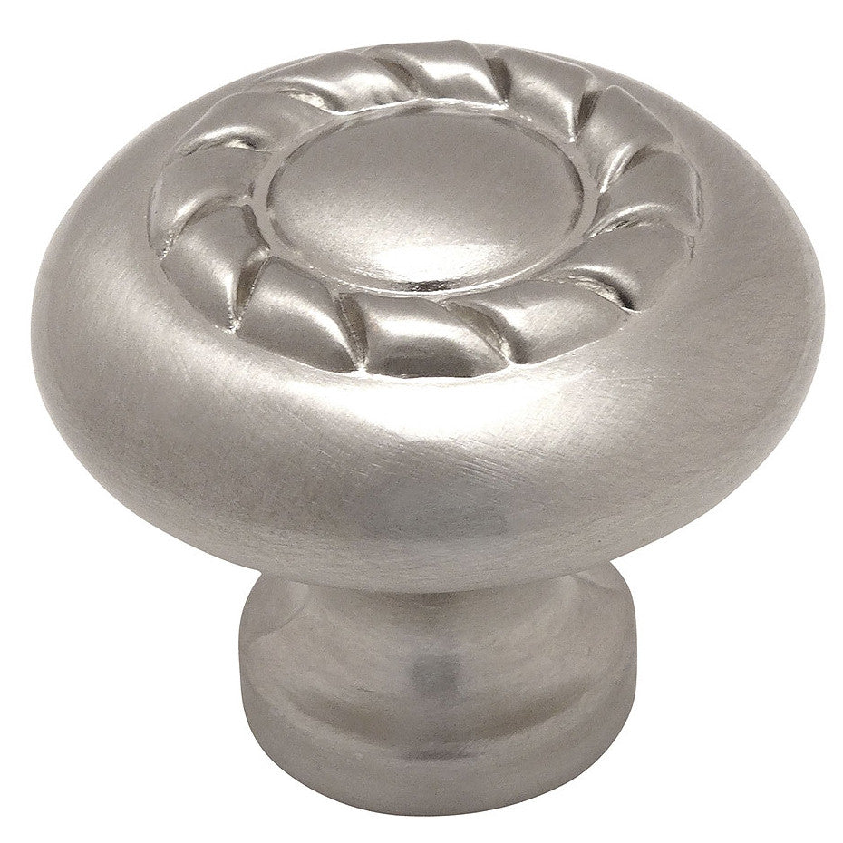 Cosmas 4113SN Satin Nickel Rope Cabinet Knob