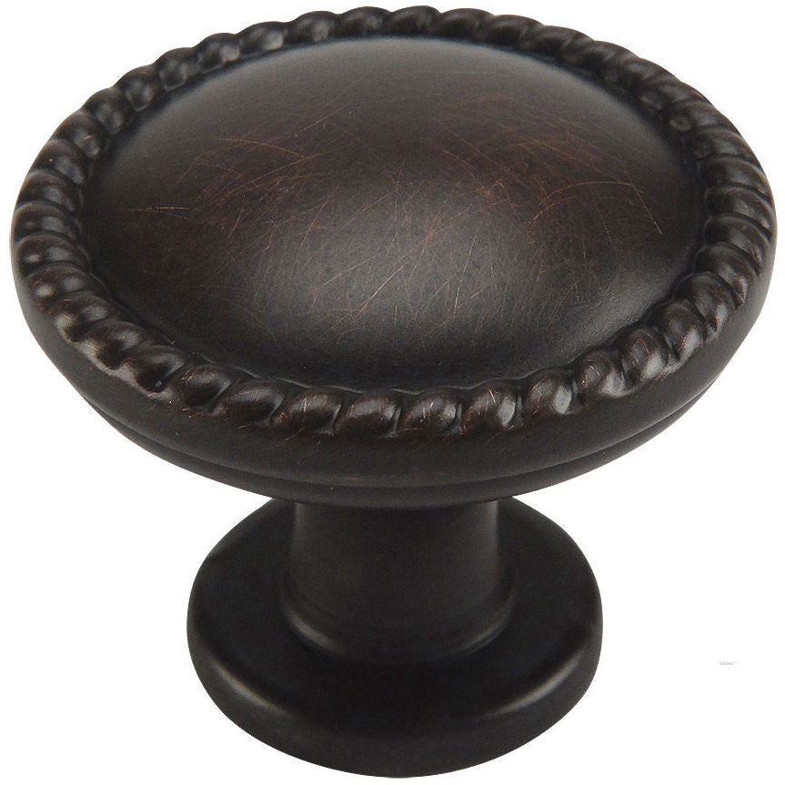 Cosmas 4115ORB Oil Rubbed Bronze Rope Cabinet Knob