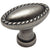 Cosmas 4116WN Weathered Nickel Oblong Rope Cabinet Knob - Cosmas