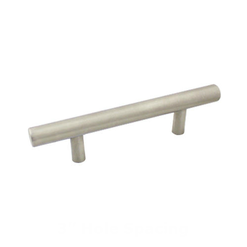 Cosmas 425-030-H-SS Stainless Steel Euro Style Hollow Bar Pull