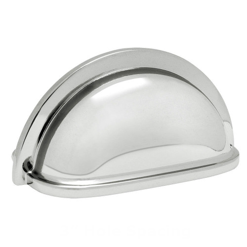 Cosmas 4310CH Polished Chrome Cabinet Cup Pull