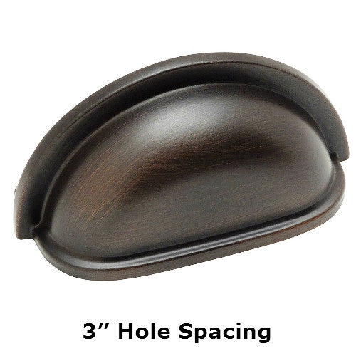 Cosmas 4310ORB Oil Rubbed Bronze Cabinet Cup Pull - Cosmas