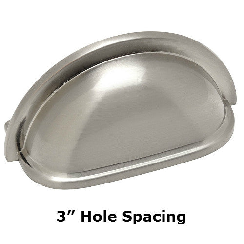 Cosmas 4310SN Satin Nickel Cabinet Cup Pull - Cosmas