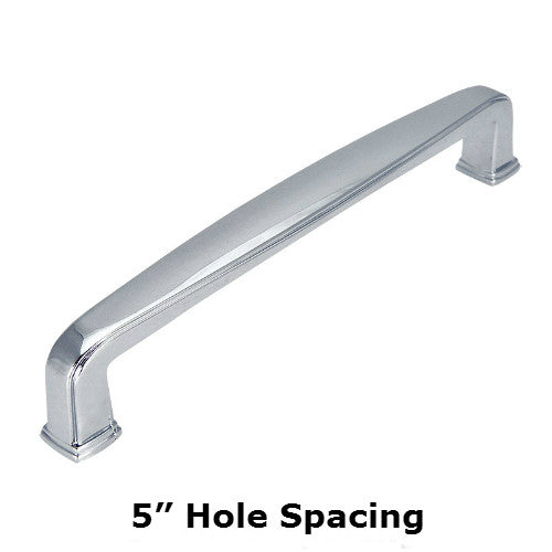 Cosmas 4392-128CH Polished Chrome Cabinet Pull - Cosmas