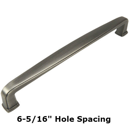 Cosmas 4392-160AS Antique Silver Cabinet Pull - Cosmas