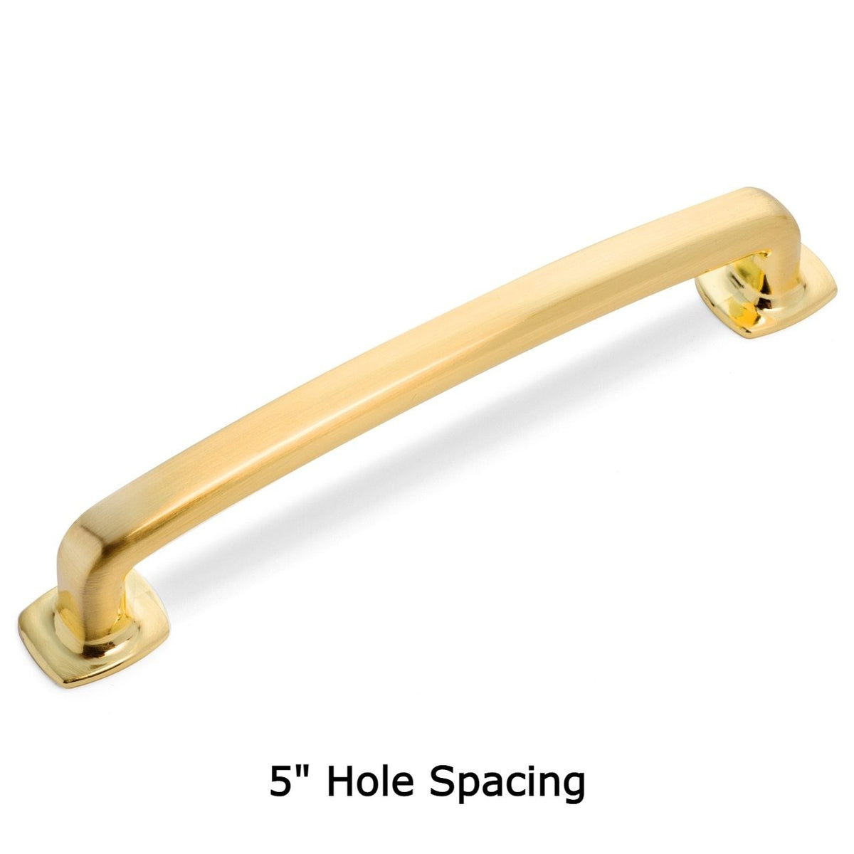 Cosmas 4396-128BB Brushed Brass Cabinet Pull