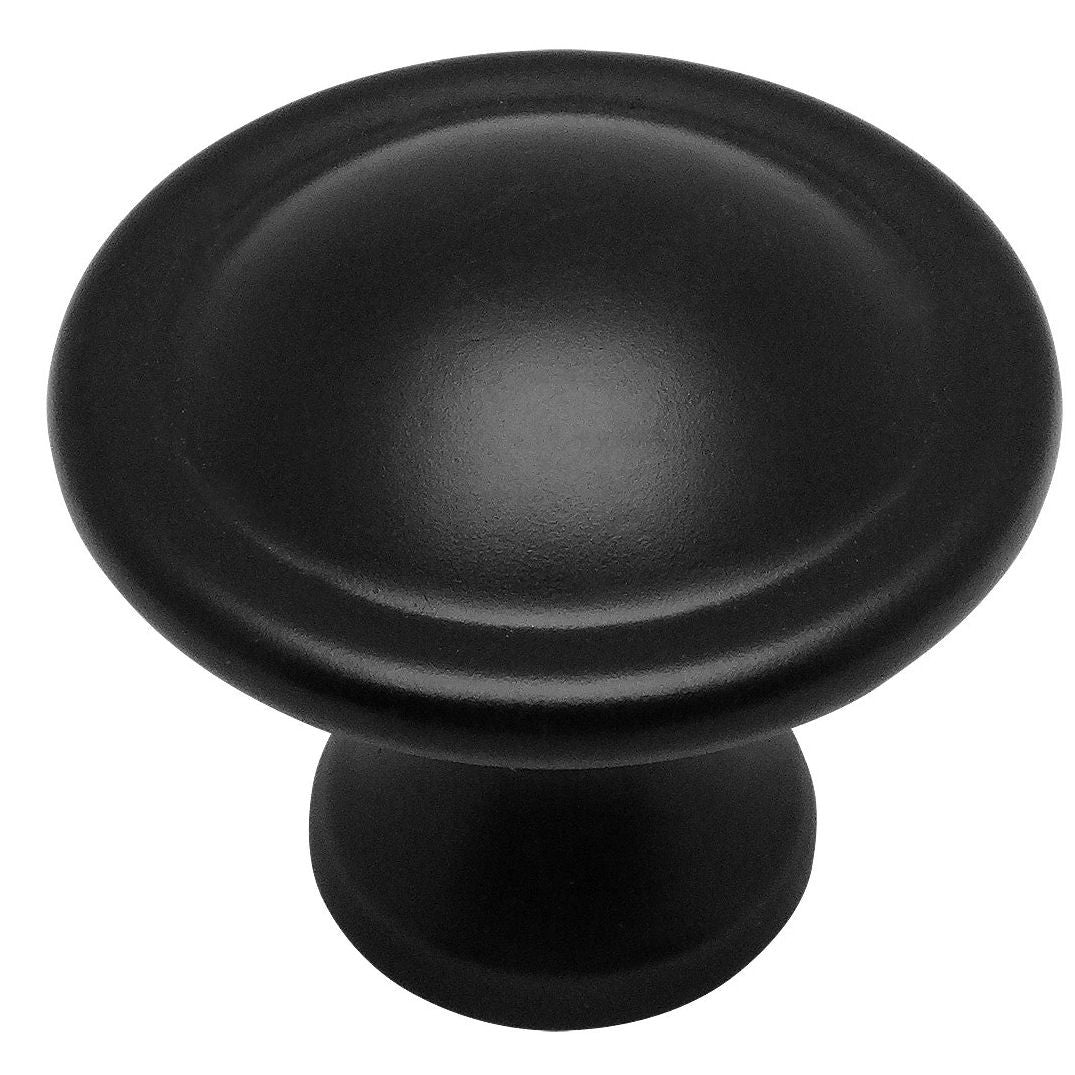 Cosmas 4539FB Flat Black Cabinet Knob - Cosmas