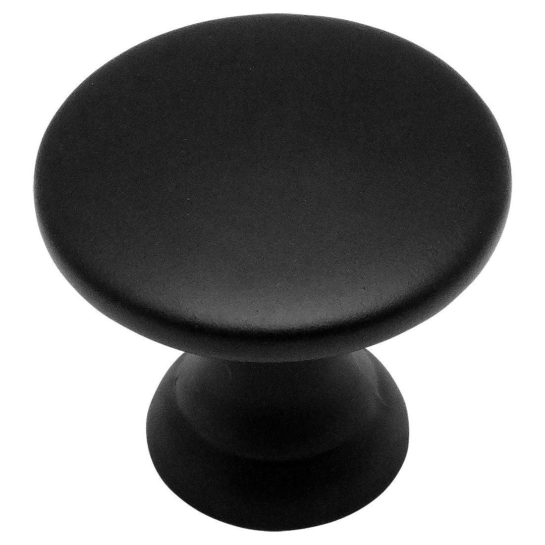 Cosmas 4545FB Flat Black Cabinet Knob - Cosmas