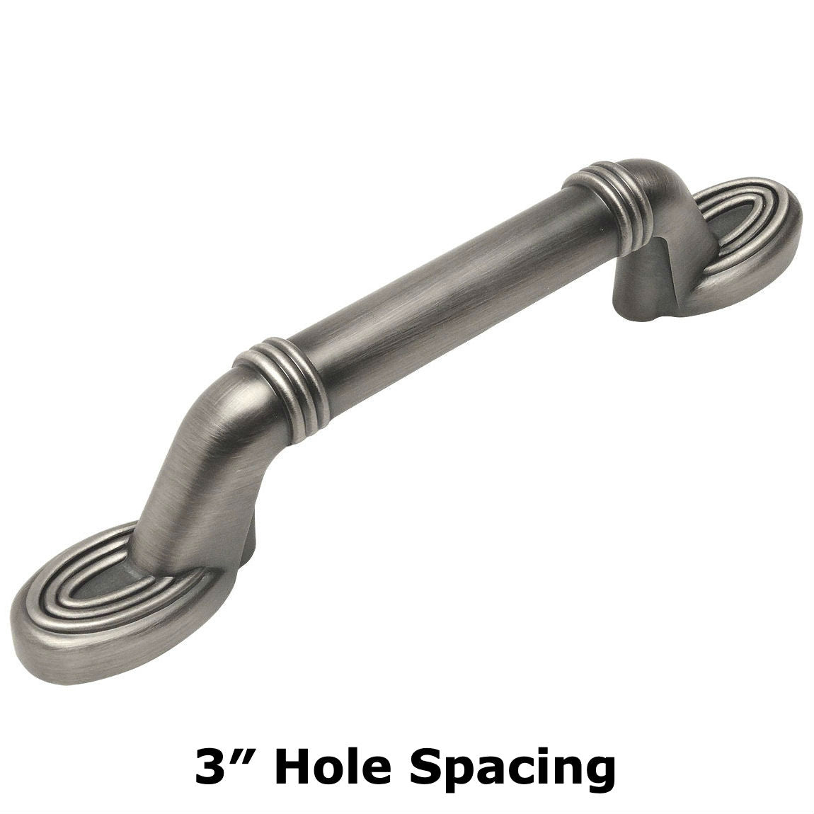 Cosmas 4577AS Antique Silver Cabinet Pull